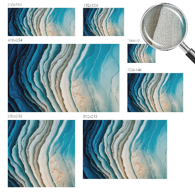 Zelfklevend fotobehang Golven van harmonie