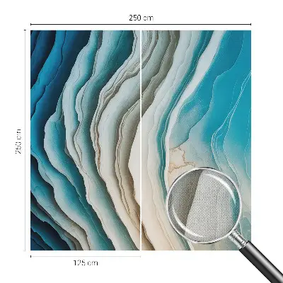 Zelfklevend fotobehang met het Golven van Harmonie-motief