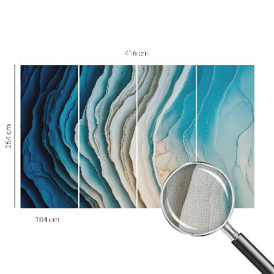 Zelfklevend fotobehang Golven van harmonie
