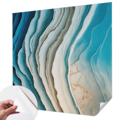 Zelfklevend fotobehang Golven van harmonie