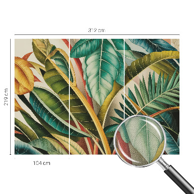 Fotobehang zelfklevend Exotische bladeren