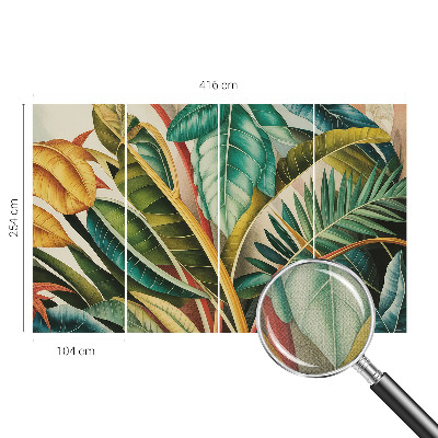 Fotobehang zelfklevend Exotische bladeren