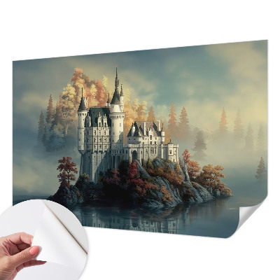 Zelfklevende behangsticker Sprookjeskasteel