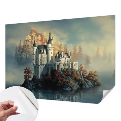 Zelfklevende behangsticker Sprookjeskasteel