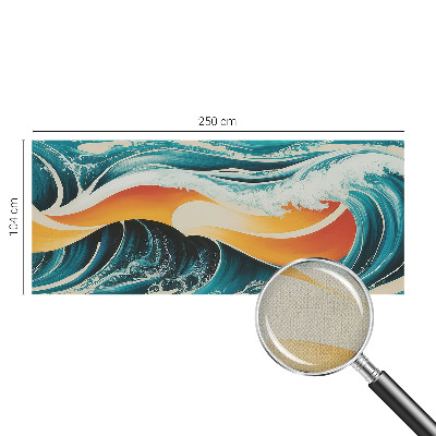 Fotobehang voor kinderkamer Abstracte golven