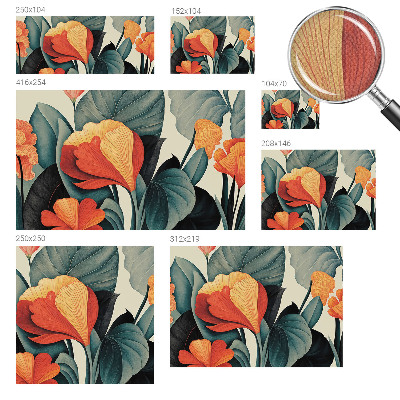 Fotobehang babykamer Kleurrijke bloemen