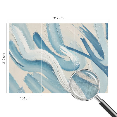 Fotobehang voor de kinderkamer Abstracte streken