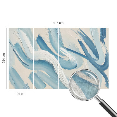 Fotobehang voor de kinderkamer Abstracte streken
