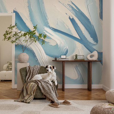 Fotobehang voor de kinderkamer Abstracte streken