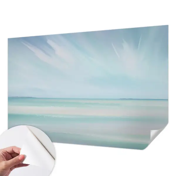 Fotobehang tienerkamer met een rustige zee als motief