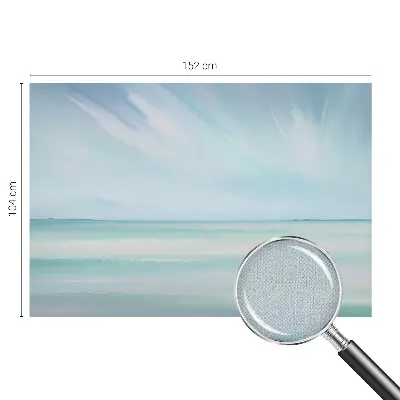 Fotobehang tienerkamer met een rustige zee als motief