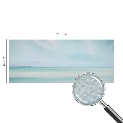Fotobehang tienerkamer met een rustige zee als motief