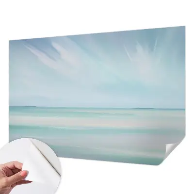 Fotobehang tienerkamer met een rustige zee als motief