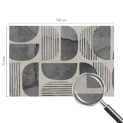 Foto behang voor de keuken Geometrische vormen