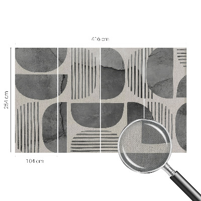 Foto behang voor de keuken Geometrische vormen