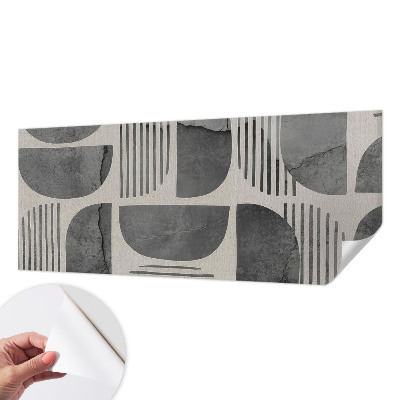 Foto behang voor de keuken Geometrische vormen