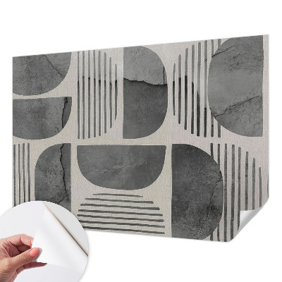 Foto behang voor de keuken Geometrische vormen