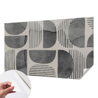 Foto behang voor de keuken Geometrische vormen