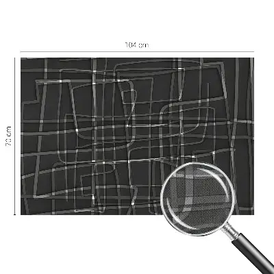 Zelfklevend fotobehang met abstracte lijnen