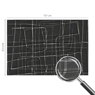 Zelfklevend fotobehang met abstracte lijnen