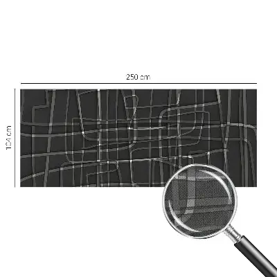 Zelfklevend fotobehang met abstracte lijnen