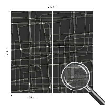 Zelfklevend fotobehang Abstracte lijnen