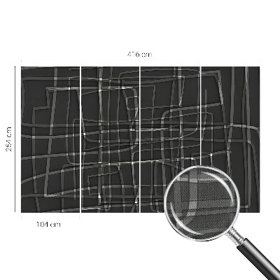 Zelfklevend fotobehang Abstracte lijnen