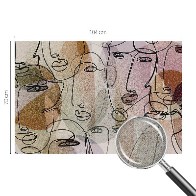 Zelfklevend fotobehang op maat Lineaire vlakken