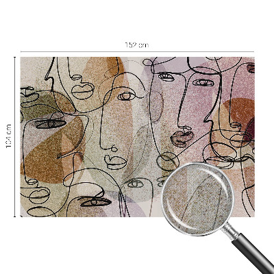 Zelfklevend fotobehang op maat Lineaire vlakken