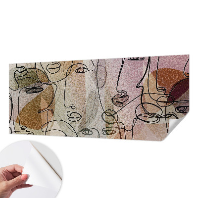 Zelfklevend fotobehang op maat Lineaire vlakken