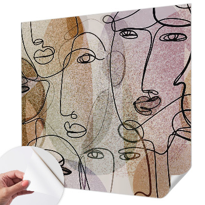 Zelfklevend fotobehang op maat Lineaire vlakken