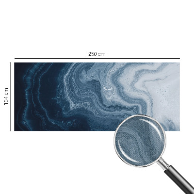 Fotobehang zelfklevend Blauwe golven