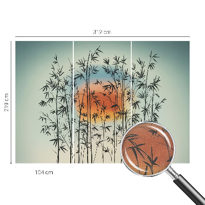 Zelfklevende behangsticker met het motief 'Harmonieus Westen'