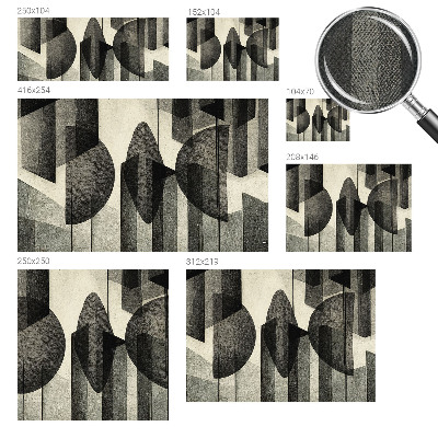 Foto behang voor de kinderkamer Geometrische vormen