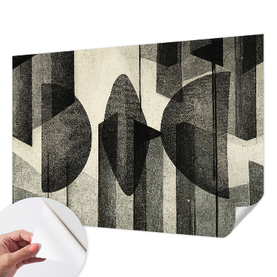 Foto behang voor de kinderkamer Geometrische vormen