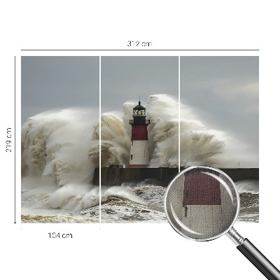 3D fotobehang Zeegolven