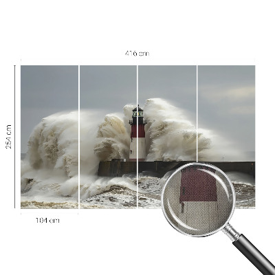 3D fotobehang Zeegolven