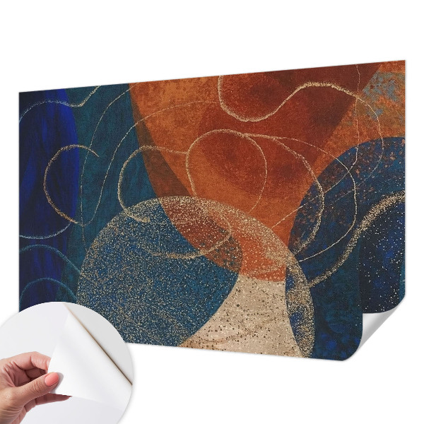 Fotobehang voor de kinderkamer met kleurrijke vormen