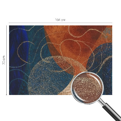 Fotobehang voor de kinderkamer met kleurrijke vormen