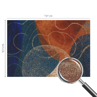 Fotobehang voor de kinderkamer met kleurrijke vormen