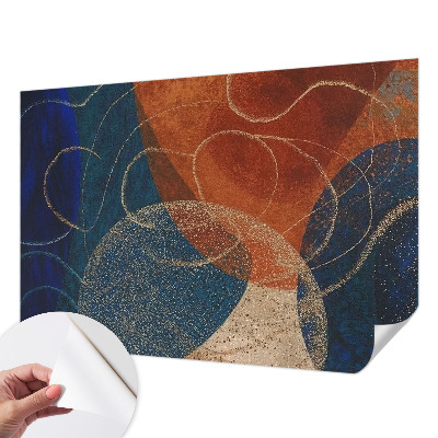 Fotobehang voor de kinderkamer met kleurrijke vormen