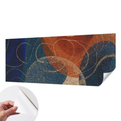 Fotobehang voor de kinderkamer met kleurrijke vormen