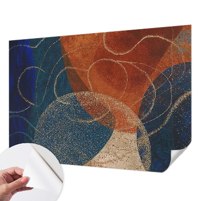 Fotobehang voor de kinderkamer met kleurrijke vormen