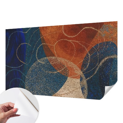 Fotobehang voor de kinderkamer met kleurrijke vormen