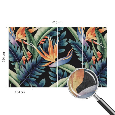 Fotobehang voor kinderkamer met paradijs-thema
