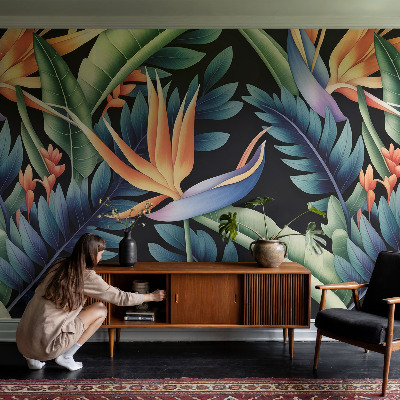 Fotobehang voor kinderkamer met paradijs-thema