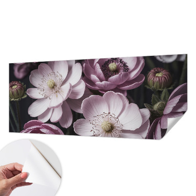 Fotobehang kinderkamer met een bloemig en elegant ontwerp