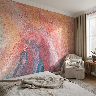 Fotobehang babykamer met kleurrijke explosies als speels patroon