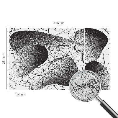 Foto behang voor de keuken Abstract patroon