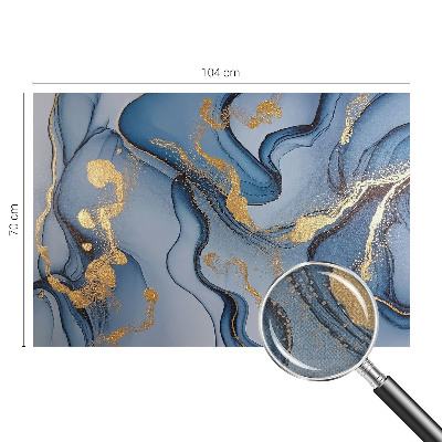 Fotobehang zelfklevend Blauwe golven